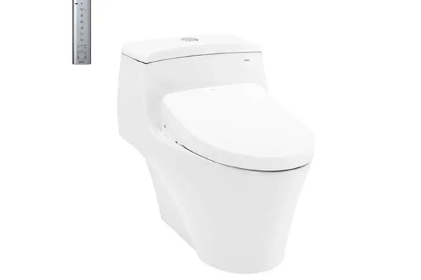 Bàn cầu một khối TOTO MS823CDRW12 kèm nắp rửa điện tử WASHLET dòng S7 TCF4911EZ