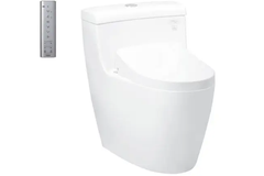 Bàn cầu một khối TOTO MS636CDRW12 kèm nắp rửa điện tử WASHLET dòng S7 TCF4911EZ