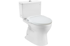 Bàn cầu hai khối TOTO CS302DE2W kèm nắp rửa ECOWASHER TCW07S