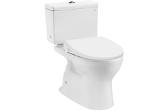 Bàn cầu hai khối TOTO CS302DE4W kèm nắp rửa ECOWASHER TCW1211A