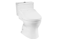 Bàn cầu hai khối TOTO CS302DW14W kèm nắp rửa điện tử WASHLET dòng C5 TCF24410AAA