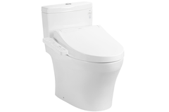 Bàn cầu một khối TOTO MS889DRW16XW kèm nắp rửa điện tử WASHLET dòng C2 TCF23410AAA