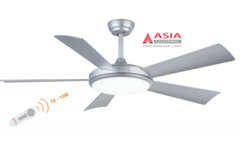 Quạt trần Asia Lighting QT01-B-01 5 cánh màu bạc