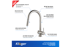 Vòi rửa bát Kluger KLF0008SS