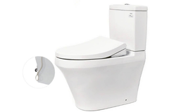 Bàn cầu hai khối TOTO CS945PDE4W kèm vòi rửa lạnh TCW1211A