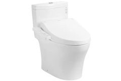Bàn cầu một khối TOTO MS889CDRW17XW kèm nắp rửa điện tử WASHLET dòng C2 TCF23460AAA