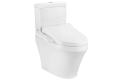 Bàn cầu hai khối TOTO CS948CDW17XW kèm nắp rửa điện tử WASHLET dòng C2 TCF23460AAA
