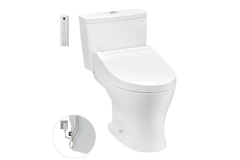 Bàn cầu hai khối TOTO CS735DW14XW kèm nắp rửa điện tử WASHLET dòng C5 TCF24410AAA