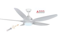 Quạt trần Asia Lighting QT02-T-01 5 cánh màu trắng