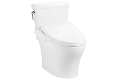 Bàn cầu hai khối TOTO CS986CGW17XW kèm nắp rửa điện tử WASHLET dòng C2 TCF23460AAA