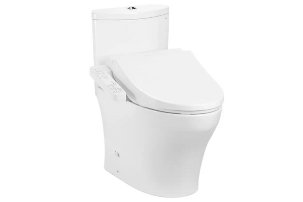 Bàn cầu khối TOTO CS838DW18XW kèm nắp rửa điện tử WASHLET dòng C2 TCF23710AAA