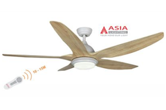 Quạt trần Asia Lighting QT02-G-01 5 cánh màu gỗ