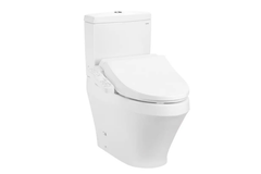 Bàn cầu hai khối TOTO CS945PDW18W kết hợp với WASHLET dòng C2 TCF23710AAA