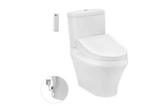 Bàn cầu hai khối TOTO CS945PDW14XW kèm nắp rửa điện tử WASHLET dòng C5 TCF24410AAA