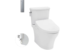 Bàn cầu hai khối TOTO CS986GW11XW kèm nắp rửa điện tử WASHLET dòng S7 TCF4911Z