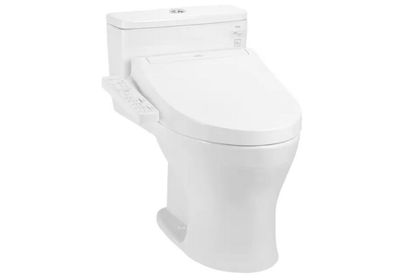 Bàn cầu một khối TOTO MS855DW16XW kèm nắp rửa điện tử WASHLET dòng C2 TCF23410AAA