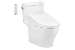 Bàn cầu hai khối TOTO CS767CRW15XW kèm nắp rửa điện tử WASHLET dòng C5 TCF24410AAA