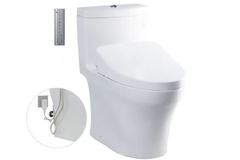 Bàn cầu một khối TOTO MS889DRW11XW kèm nắp rửa điện tử WASHLET dòng S7 TCF4911Z