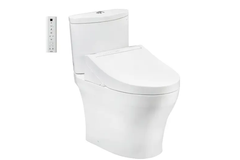 Bàn cầu hai khối TOTO CS838CDW15XW kèm nắp rửa điện tử WASHLET dòng C5 TCF24410AAA