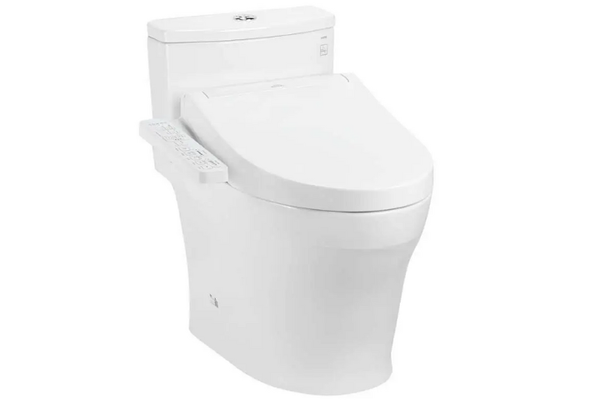 Bàn cầu một khối TOTO MS885CDW17XW kèm nắp rửa điện tử WASHLET dòng C2 TCF23460AAA