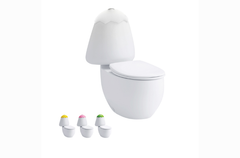 Bồn cầu Cotto C15017 WH Googai hai khối trẻ em nắp trắng