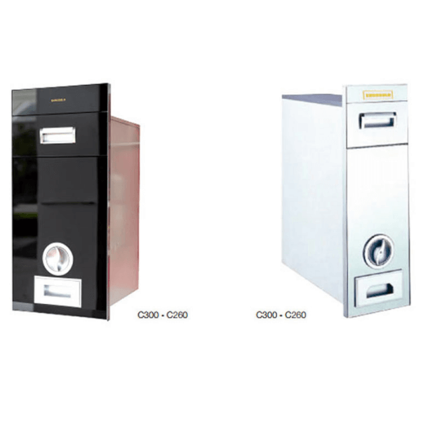 Thùng gạo gương Eurogold màu đen C260