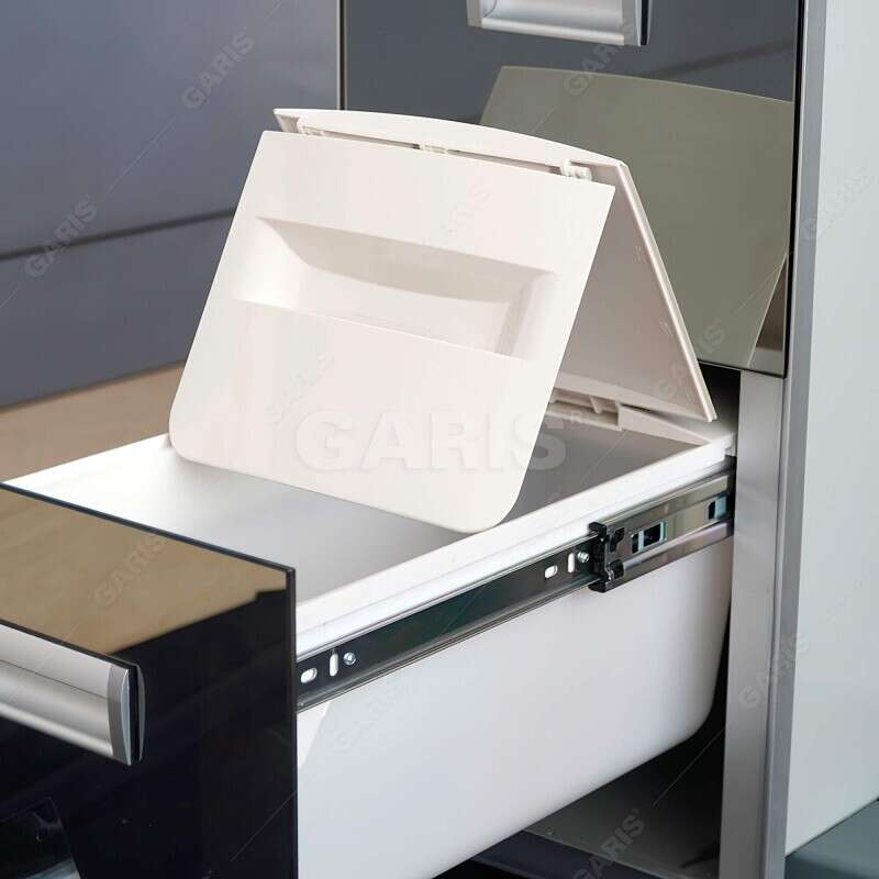 Thùng gạo mặt gương 2 khoang GR07.30M