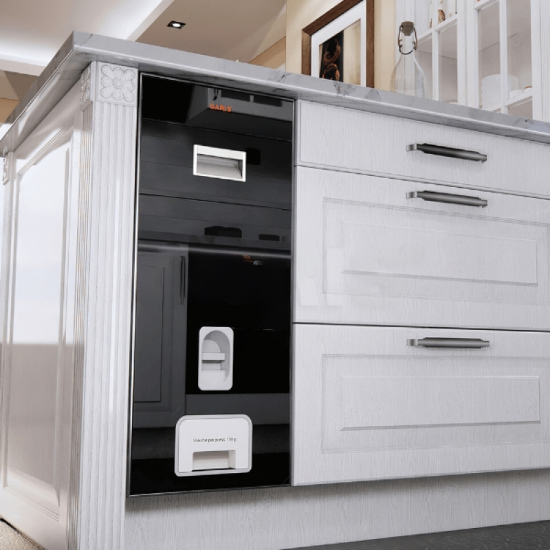 Thùng gạo mặt kính đen 12kg GR06.26B