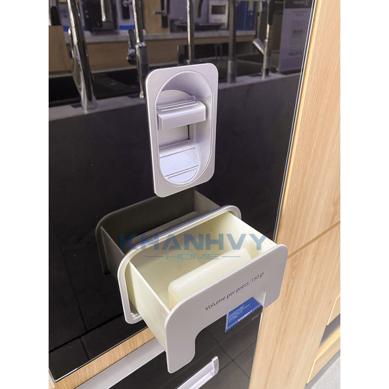 Thùng gạo mặt kính đen 12kg GR06.26B