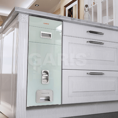 Thùng gạo mặt kính trắng 15kg GR06.30W