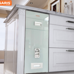 Thùng gạo mặt kính trắng 15kg MR06.30W