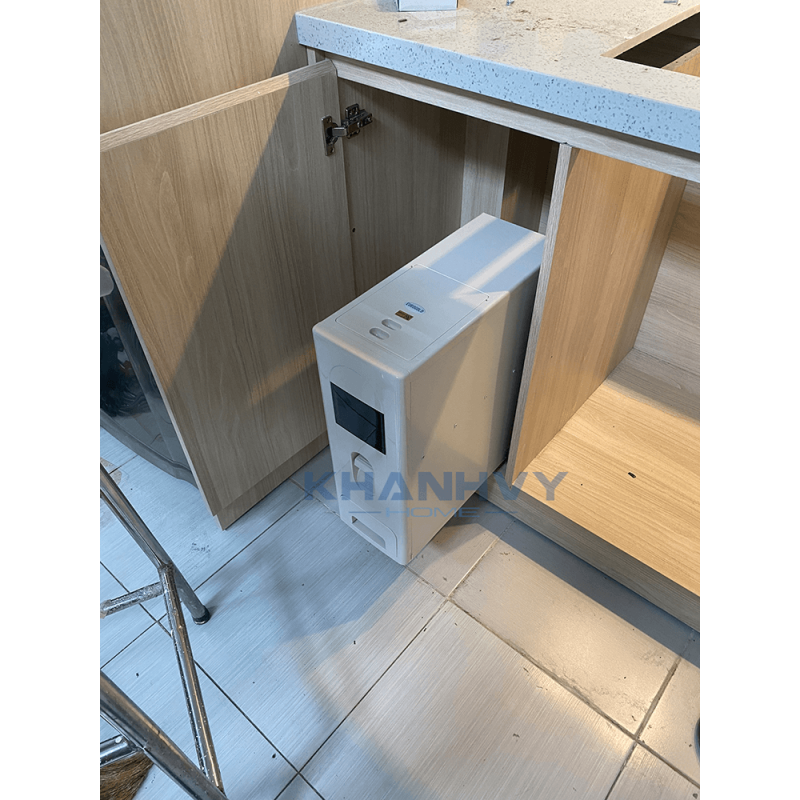 Thùng gạo âm tủ ray giảm chấn Eurogold GB250W