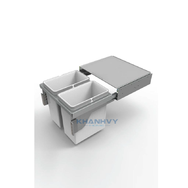 Thùng rác 2 ngăn Inox Higold 306083