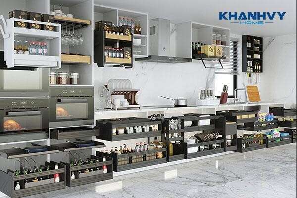 Các phụ kiện tủ bếp
