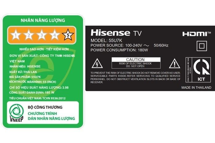 Tivi Hisense 65U7K ULED 4K 65 inch