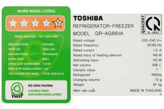 Tủ lạnh Toshiba GR-AG66VA(XK) Inverter 608 lít