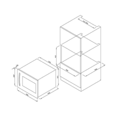 Tủ bảo quản rượu âm tủ MWC-22S