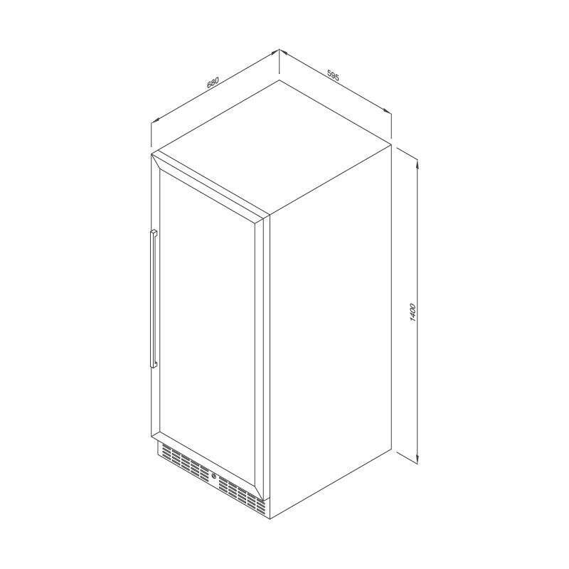 Tủ Bảo Quản Rượu Độc Lập MWC-120DC