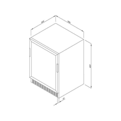 Tủ Bảo Quản Rượu Độc Lập MWC-45BS