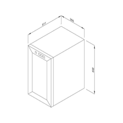Tủ Bảo Quản Rượu Độc Lập MWC-48B
