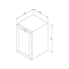 Tủ Bảo Quản Rượu Độc Lập MWC-65B