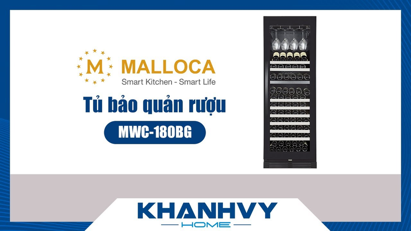 Tủ bảo quản rượu MWC-180BG
