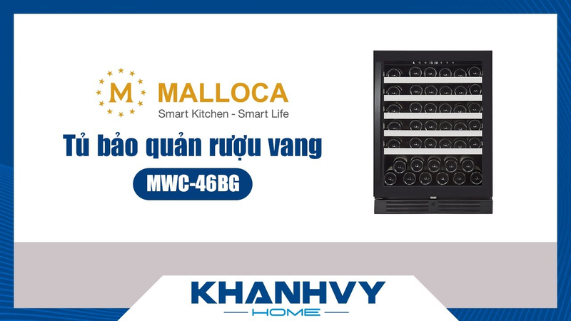 Tủ bảo quản rượu vang Malloca MWC-46BG