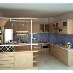 Tủ bếp chữ L TBL-KVH07