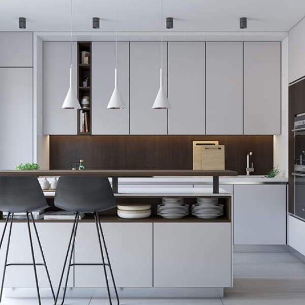 Tủ bếp Melamine - KVH07