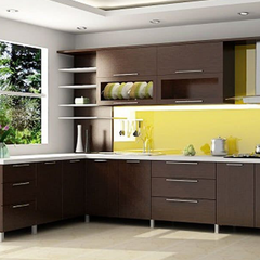 Tủ bếp Melamine - KVH18