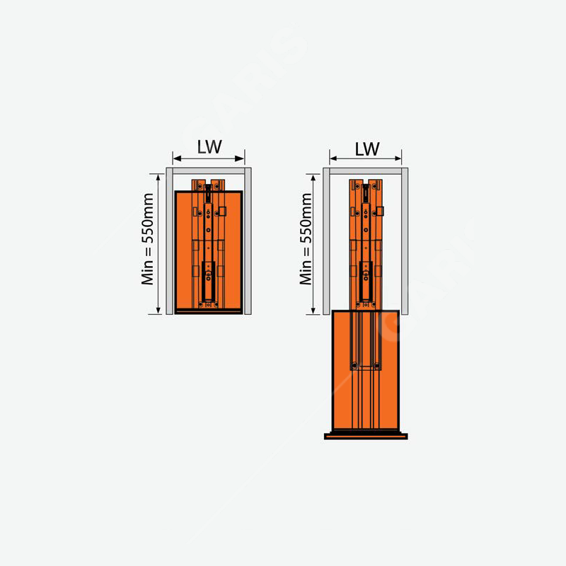 Tủ đồ khô 6 tầng Garis MS6.40GA