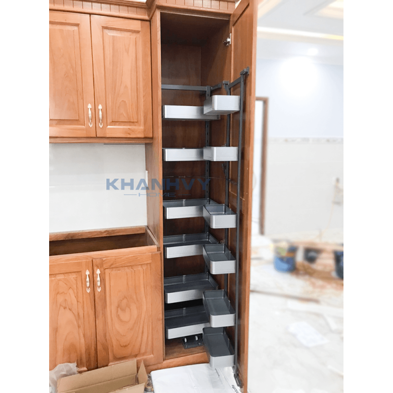Tủ kho hộp cánh mở phay xước mờ cao cấp Eurogold EMX10645