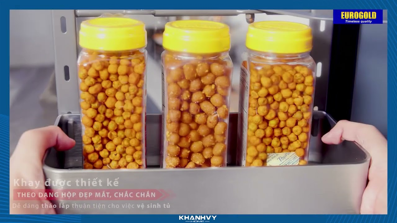 Tủ kho hộp cánh mở phay xước mờ cao cấp Eurogold EMX10645