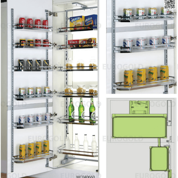 Tủ kho mạ crom cao cấp cánh mở Eurogold EKC14445